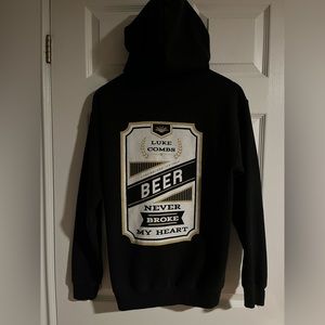 Luke Combs merch zip-up hoodie